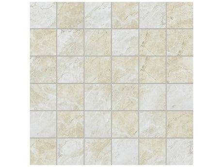 Anatolia Tile 2X2 Malena Ivory 36 Piece Matte Ceramic Mosaics. 1 Sheet = 1.16 Sq. Ft. 4001-0021-0 (46-172) Ivory 2x2 - premium natural stone mosaic tile from Anatolia Tile, available at PoshHaus showroom in Keene, NH