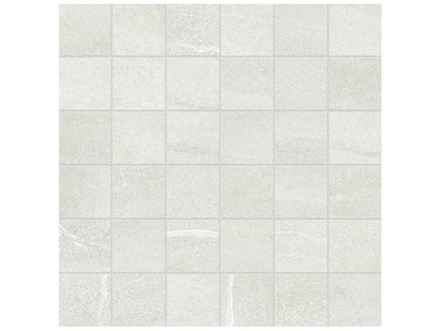 Anatolia Tile 2X2 Matte Crux Ivory 36 Piece Porcelain Mosaics. 1 Sheet = 1.16 Sq. Ft. 4501-0076-0 (63-525) Ivory 2x2 - premium natural stone mosaic tile from Anatolia Tile, available at PoshHaus showroom in Keene, NH