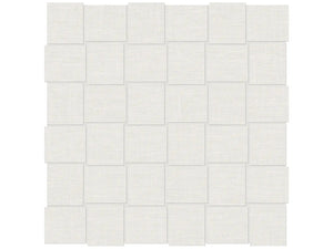 Anatolia Tile 2X2 Basketweave Belgian Linen Ivory Porcelain Mosaics. 1 Sheet = .96 Sq. Ft. 4501-0029-1 (69-566) Ivory Basketweave 2x2 - premium natural stone mosaic tile from Anatolia Tile, available at PoshHaus showroom in Keene, NH