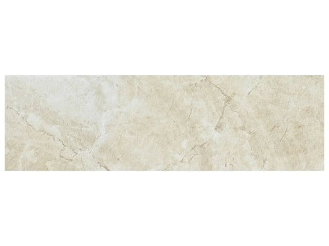 Anatolia Tile 3X10 Bullnose Malena Ivory Glossy Ceramic Trim 56-053  - premium natural stone mosaic tile from Anatolia Tile, available at PoshHaus showroom in Keene, NH