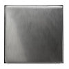 ALFI brand 16 x 16 Polished Stainless Steel Square Single Shelf Bath Shower Niche