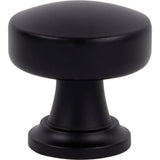 Atlas Homewares Browning Round Knob 1 1/4 Inch Matte Black