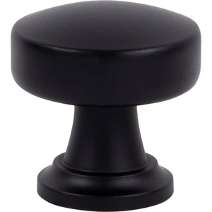 Atlas Homewares Browning Round Knob 1 1/4 Inch Matte Black