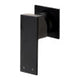 Black Matte Single Lever Wallmount Bathroom Faucet