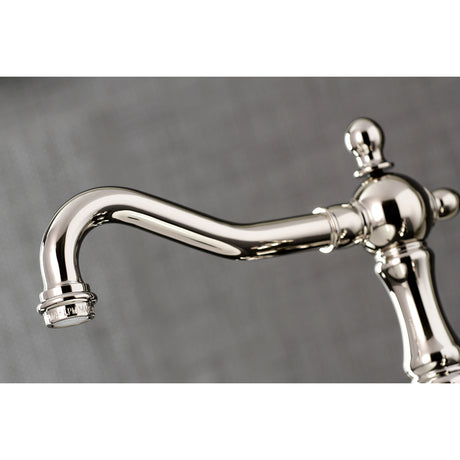 Kingston Brass KS1976BX 8 in. Widespread Bathroom Faucet, Polished Nickel
