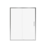 MAAX 135243-900-084-000 Connect 55 ½-57 x 72 in. 6mm Sliding Shower Door for Alcove Installation with Clear glass in Chrome