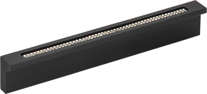 Atlas Homewares Crystal Bar Inset Thin Pull 3 3/4 Inch (c-c) Matte Black