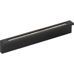 Atlas Homewares Crystal Bar Inset Thin Pull 3 3/4 Inch (c-c) Matte Black
