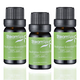 SteamSpa Essence of Eucalyptus Aromatherapy Oil Extract Value Pack G-OILEUC3
