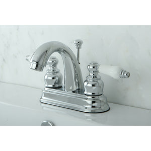 Kingston Brass KB5611PL Restoration 4 in. Centerset Bathroom Faucet, Polished Chrome