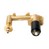 Black Matte Single Lever Wallmount Bathroom Faucet
