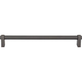 Top Knobs TK3214 Lawrence Pull 8 13/16 Inch Center to Center - Ash Gray
