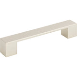 Atlas Homewares Wide Square Pull 5 1/16 Inch (c-c) Polished Nickel