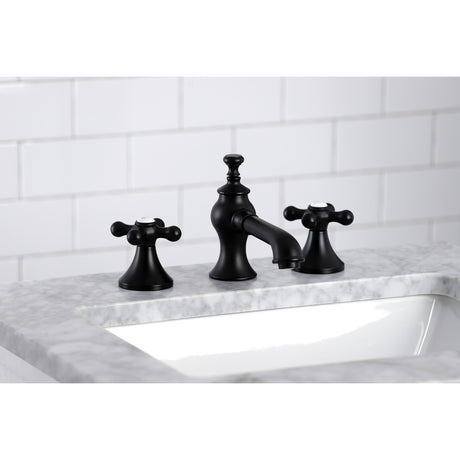Kingston Brass KC7060AX Vintage 8 in. Widespread Bathroom Faucet, Matte Black