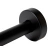 Black Matte 6" Round Ceiling Shower Arm