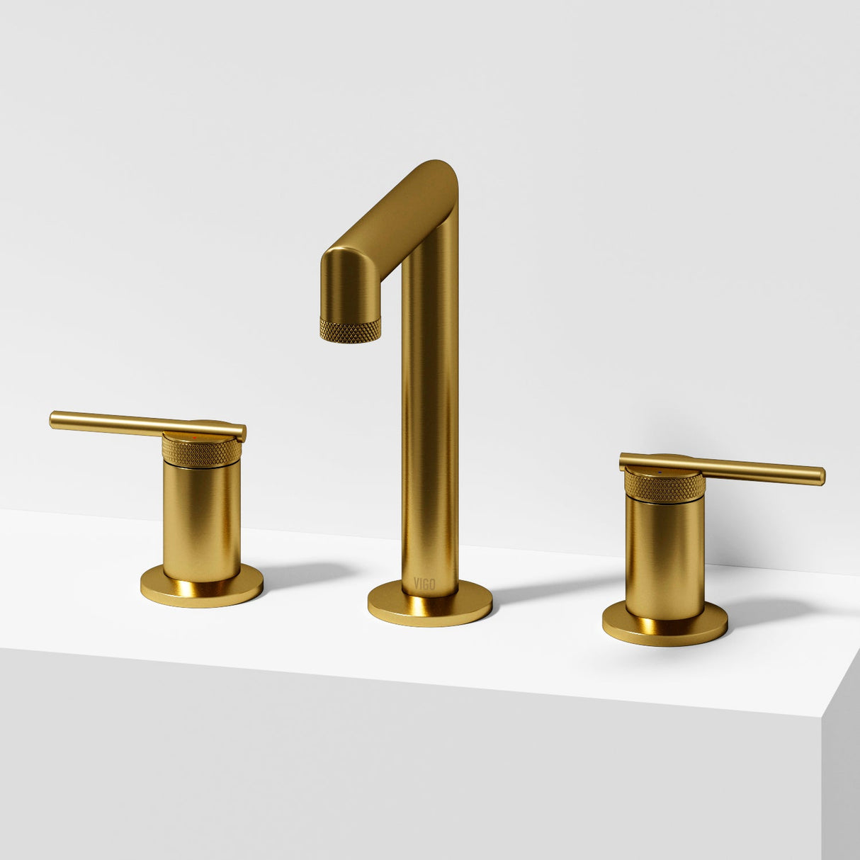VIGO Sterling Bathroom Faucet in Matte Brushed Gold VG01304MG