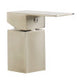 ALFI brand AB2322-BN Brushed Nickel Deck Mounted Tub Filler and Square Hand Held Shower Head
