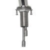 ALFI brand AB2046-PSS Round Modern Polished Stainless Steel Kitchen Faucet