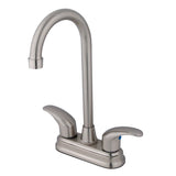 Kingston Brass KB6498LL Legacy 4" Centerset Bar Faucet, Brushed Nickel