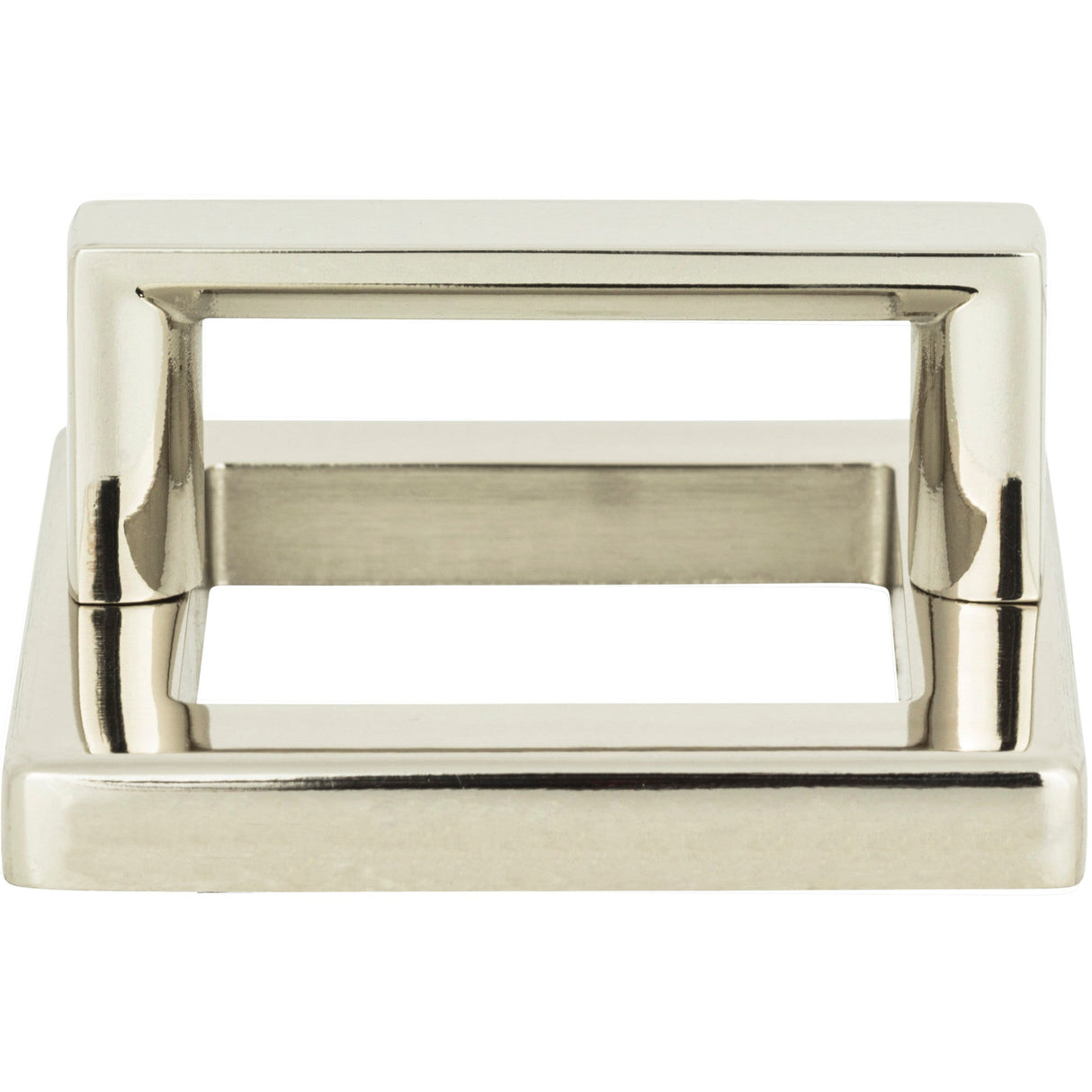 Atlas Homewares Tableau Square Base and Top 1 13/16 Inch (c-c) Polished Nickel