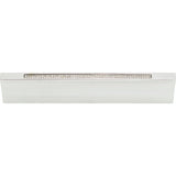 Atlas Homewares Crystal Inset Thin Pull 5 1/16 Inch (c-c) Matte Chrome