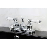 Kingston Brass KB601B 4 in. Centerset Bathroom Faucet, Polished Chrome