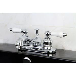 Kingston Brass KB601B 4 in. Centerset Bathroom Faucet, Polished Chrome