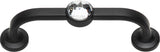 Atlas Homewares Legacy Crystal Bracelet Pull 3 Inch (c-c) Matte Black