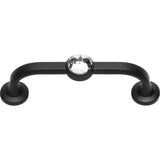 Atlas Homewares Legacy Crystal Bracelet Pull 3 Inch (c-c) Matte Black
