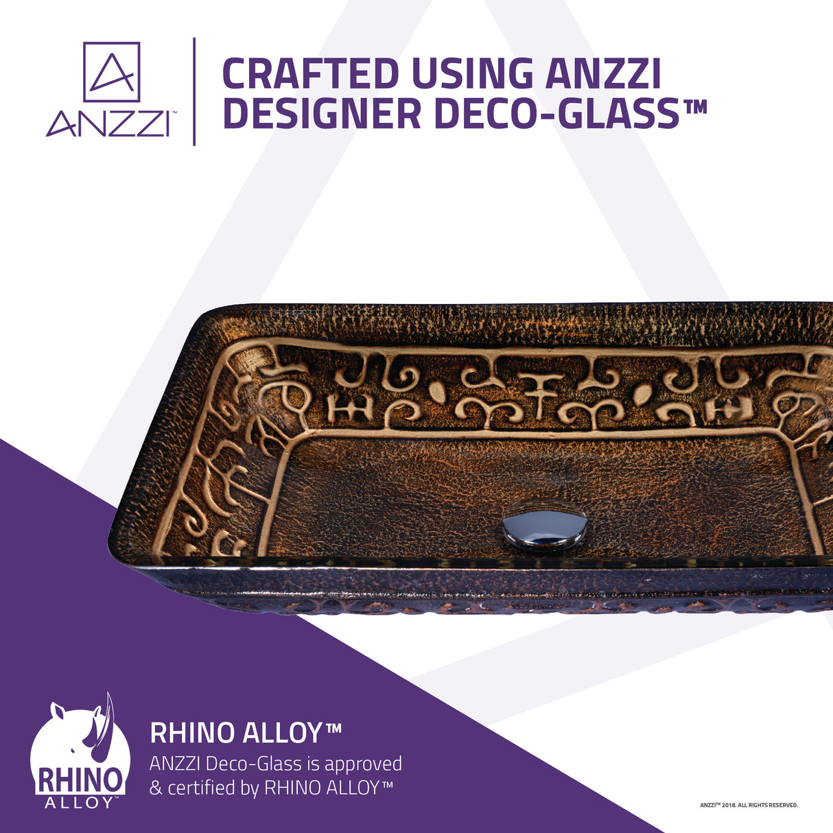 ANZZI LS-AZ193 Alto Series Vessel Sink in Macedonian Bronze