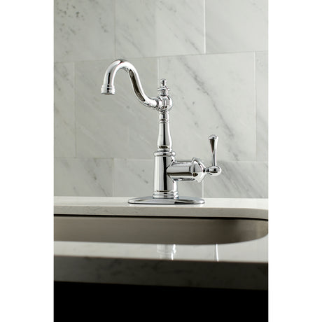 Fauceture FS7641BL Single-Handle 4 in. Centerset Bathroom Faucet, Polished Chrome