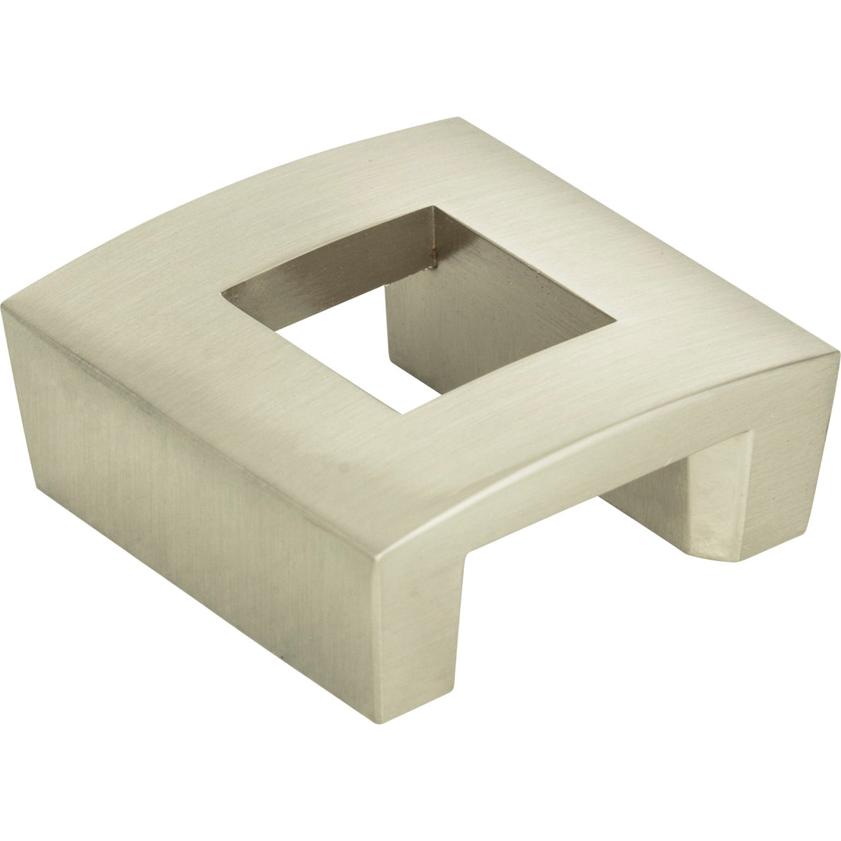 Atlas Homewares Centinel Square Knob 1 1/4 Inch (c-c) Brushed Nickel