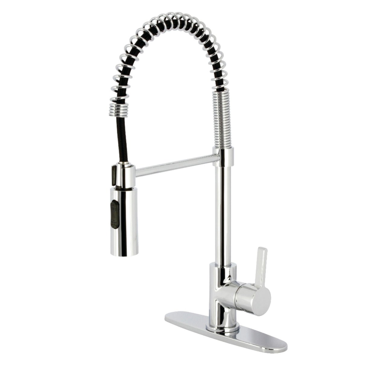 Gourmetier LS8771CTL Continental Single-Handle Pre-Rinse Kitchen Faucet, Polished Chrome