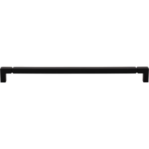 Top Knobs TK3226 Langston Pull 12 Inch Center to Center - Flat Black