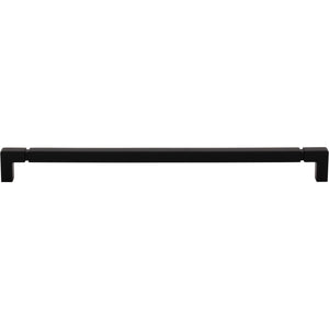 Top Knobs TK3226 Langston Pull 12 Inch Center to Center - Flat Black