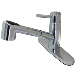 Gourmetier GSC8571WDL Wilshire Single-Handle Pull-Out Kitchen Faucet, Polished Chrome