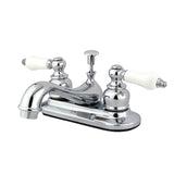 Kingston Brass KB601B 4 in. Centerset Bathroom Faucet, Polished Chrome