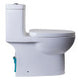 EAGO TB359 DUAL FLUSH ONE PIECE ECO-FRIENDLY HIGH EFFICIENCY LOW FLUSH CERAMIC TOILET