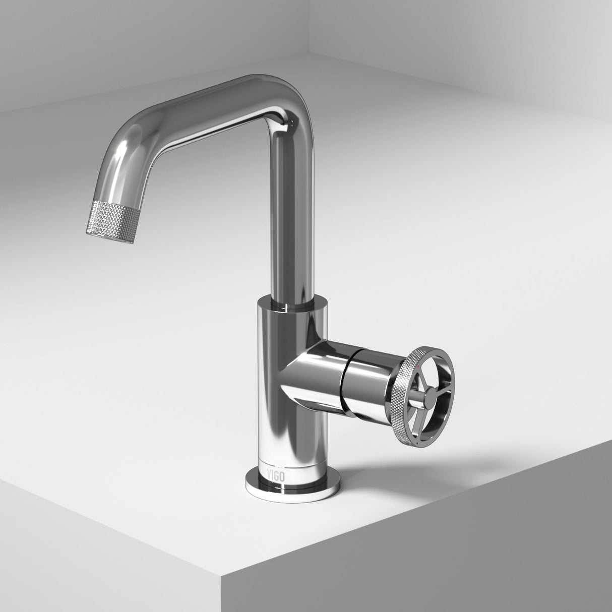 VIGO Cass Oblique Bathroom Faucet in Chrome VG01047CH
