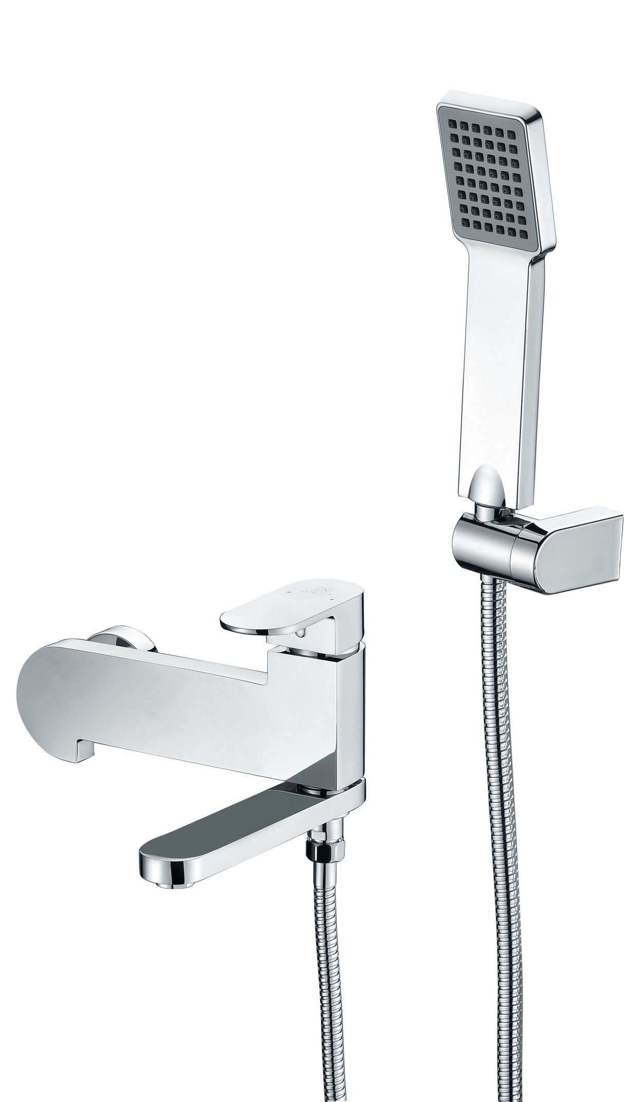 ANZZI SH-AZ042 Echo Series 1-Handle 1-Spray Tub and Shower Faucet in Polished Chrome
