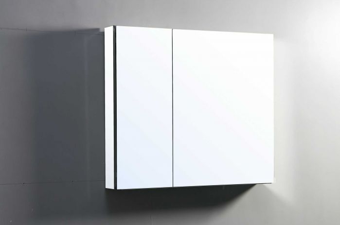 Virtu USA Virtu USA Confiant 30 in. W x 26 in. H Mirrored Medicine Cabinet