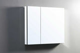 Virtu USA Virtu USA Confiant 30 in. W x 26 in. H Mirrored Medicine Cabinet