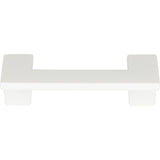 Atlas Homewares U Turn Pull 2 1/2 Inch (c-c) High White Gloss
