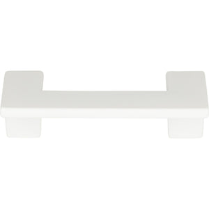 Atlas Homewares U Turn Pull 2 1/2 Inch (c-c) High White Gloss