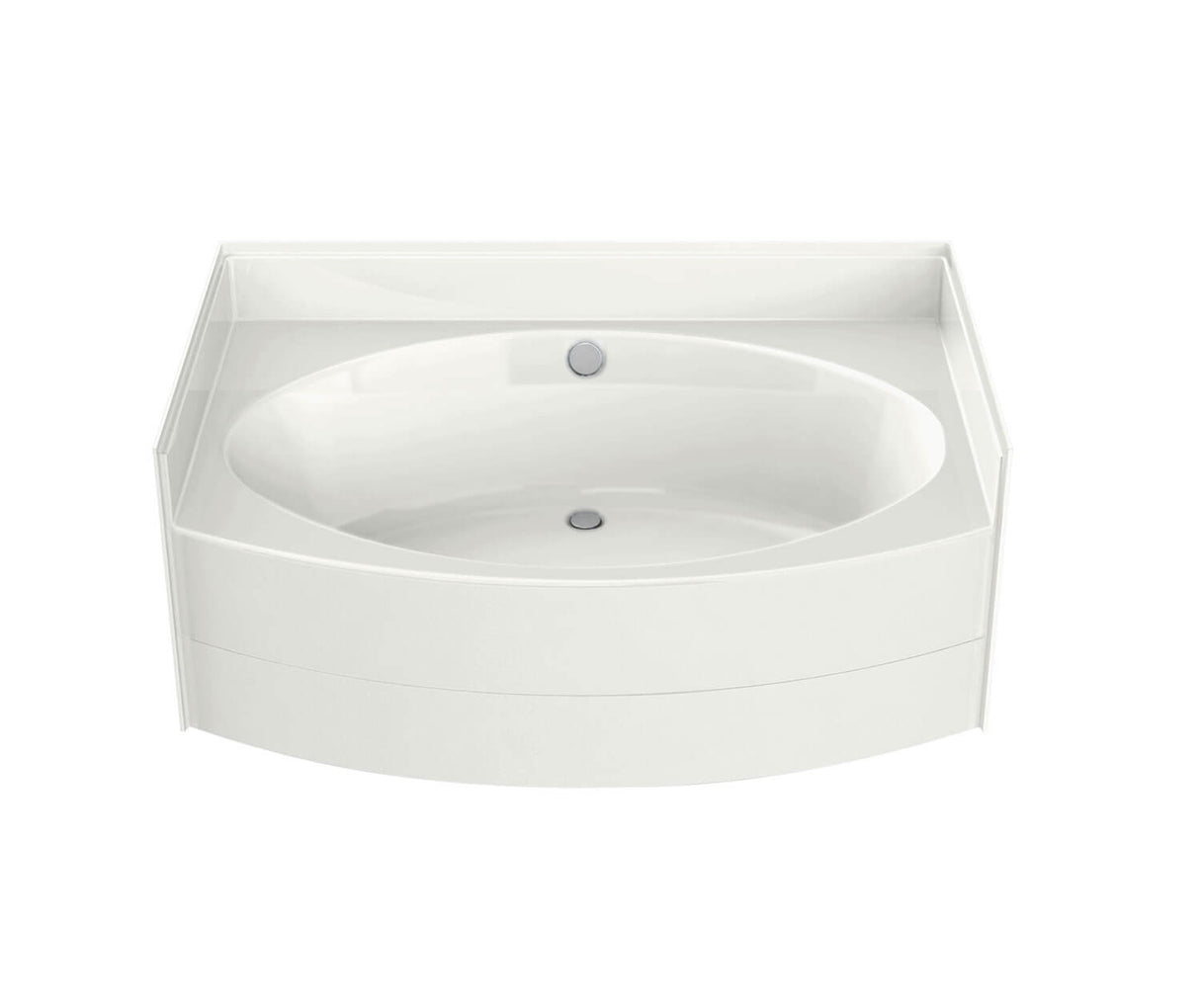 MAAX 140112-000-002-000 VO6042 5 FT AcrylX Alcove Center Drain Bathtub in White