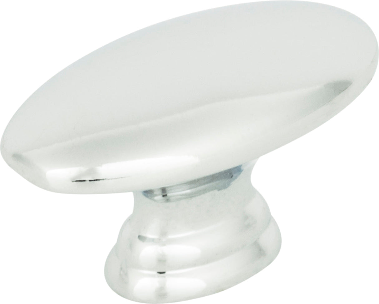 Atlas Homewares Egg Knob 1 1/2 Inch Polished Chrome