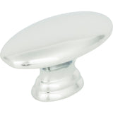 Atlas Homewares Egg Knob 1 1/2 Inch Polished Chrome