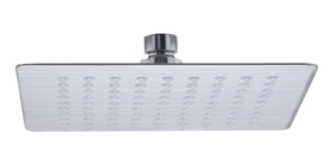 ALFI brand RAIN8S-BSS Solid Brushed Stainless Steel 8