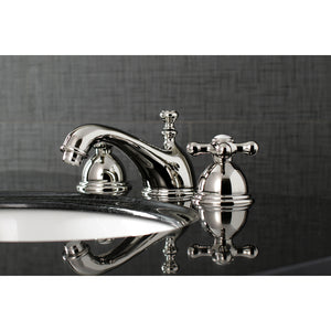 Kingston Brass KS3966AX 8 in. Widespread Bathroom Faucet, Polished Nickel