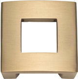 Atlas Homewares Centinel Square Knob 1 1/4 Inch (c-c) Champagne